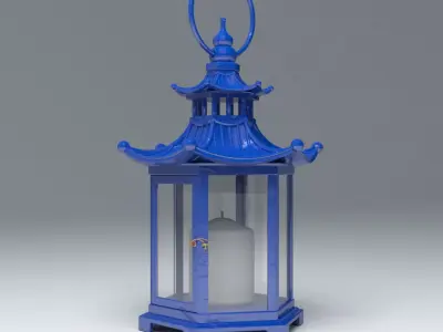 PAGODA LAMP 3D model