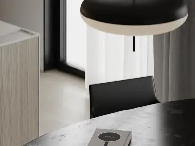 Modern Contemporary Interior Scene Full 3D Model Free 3D model