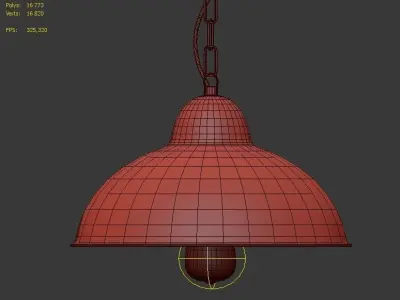 Hanging lamp 2 in 1 LOFT HOUSE P-98 97 3D model