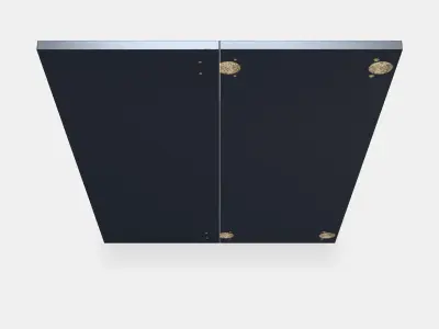 NICKEBO 2-p door f corner base cabinet set Low-poly 3D model