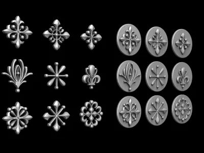 pattern design for assembly set 0001 3D print model