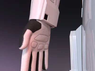 Stormtrooper officer - First Order Low-poly 3D model