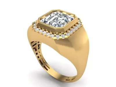 Jewelry ring 372 3D print model