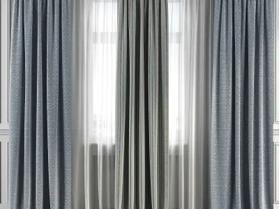 Curtain Set 130 3D model