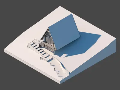 Archviz - Cabin 01 3D model