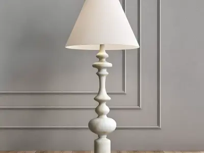 Currey Company Lighting Farrington Table Lamp 3D model