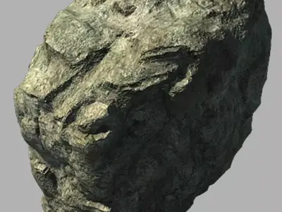 Huangguoshu Waterfall - Stone 03 3D model
