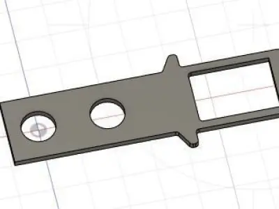 Cnc Door Key 3D print model