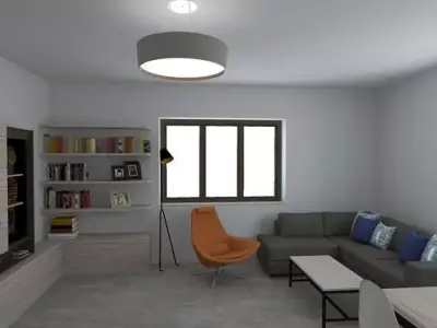 Interior 01 Free 3D model