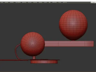 Cattelan  Italia Planeta  Low-poly 3D model