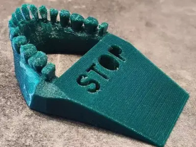 Bite Grip Door Stop Wedge  3D print model