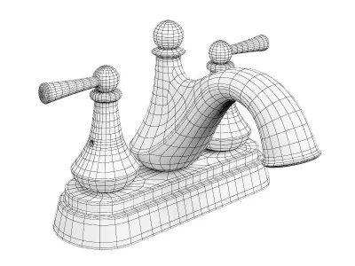 Bathroom faucet design v05 3D model