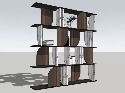 sketchup Bookshelf  3D model