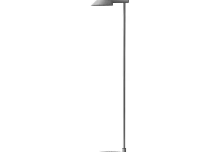Floor lamp Cohen white 3D model
