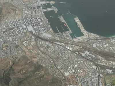 Cape Town RSA 3D model