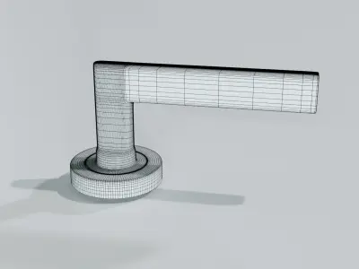 Door Handle 3D model 10
