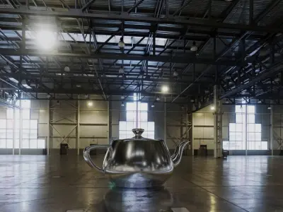 HDRI Exhibition Hall  3D model