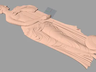 Artcam Aspire 3D relief models STL Files used for CNC E596 3D model