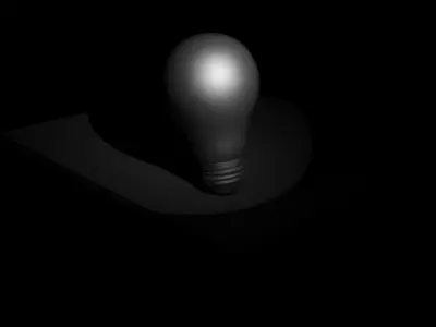 Lightbulb light bulb Free low-poly 3D model