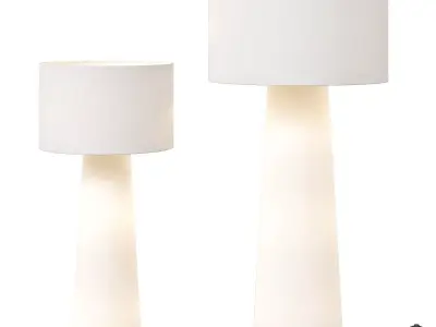Axya floor lamp Nordic 3D model