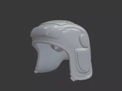 Omega Helmet 3D Printable 3D print model