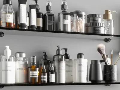 bath room accessores 06 3D model