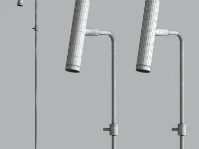Led Vertigo Floor Lamp 3D model