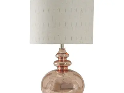 Daegan Gemvara Rose Gold Table Lamp 3D model