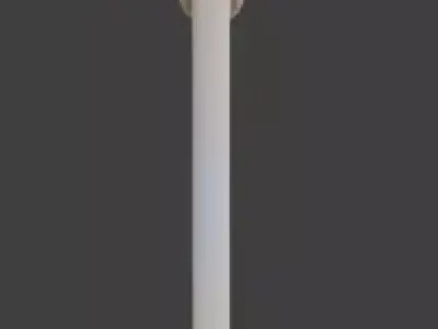 Golden Star Magical Girl Wand 3D Model Low-poly 3D model