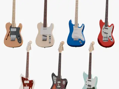 Fender Electric Guitars PBR 