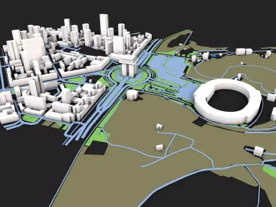 City 9 3D model