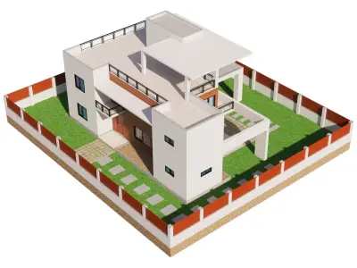 Modern House 6 3D model