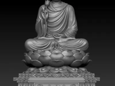 Buddha 3d model 3D print model