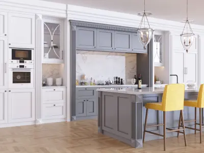 Classic kitchen 3D model