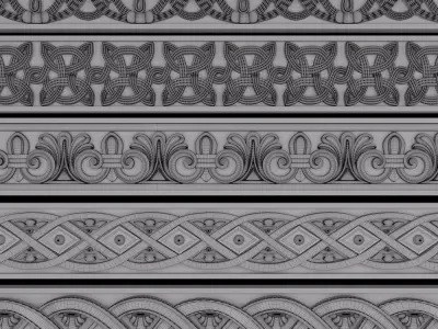 Trim Ornament 04 3D model