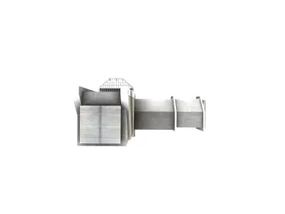 Bank Riau Building indonesian Low-poly 3D model