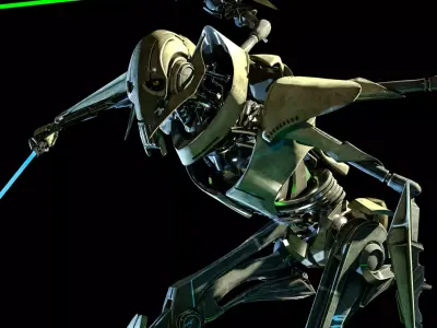 General Grievous STL 3D print model