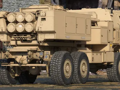  M142 HIMARS Multiple Rocket Launcher Desert 