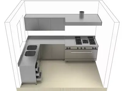 KITCHEN 40 3D model