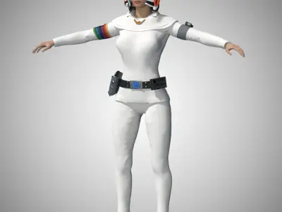 XXV Starfighter Pilot for La Femme 2 for Poser 3D model
