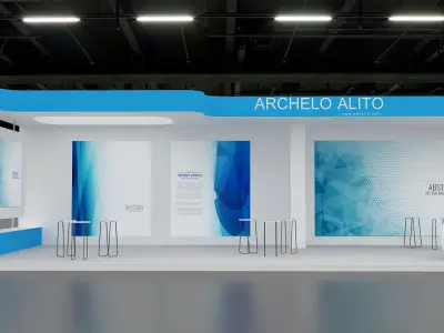 Booth Exhibition 3D model  3D model