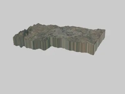 Bangalore City  Low-poly 3D model