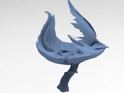 Sci fi mushroom Sculpture collection 1 3D model