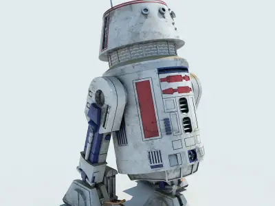 R5-D4  Droid Star Wars 3D model