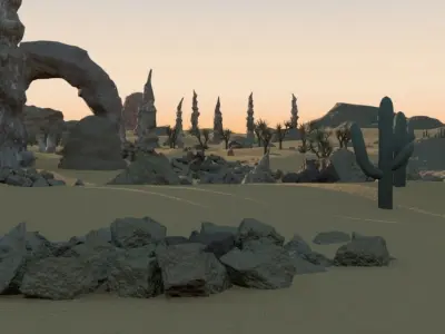 Desert Environment 3D model
