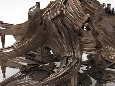 Atlantis Royal coral pointed towers 4  3D model