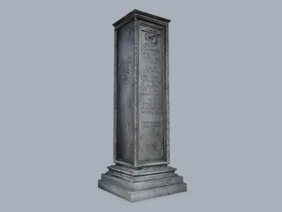 monolith Low-poly 3D model