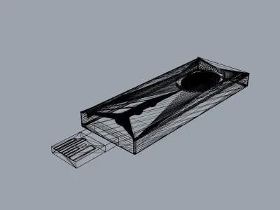 USB Zelda  Low-poly 3D model