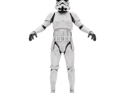 Stormtrooper - Star Wars Low-poly 3D model
