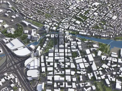 Providence  Low-poly 3D model